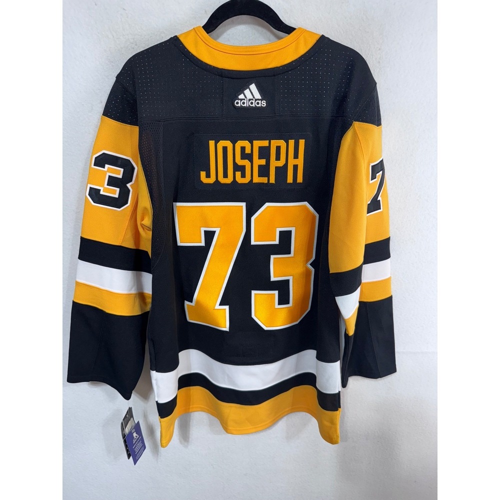 Adidas Men's 46 Black Hockey NHL Jersey Pittsburgh Penguins Joseph 73 Climalite